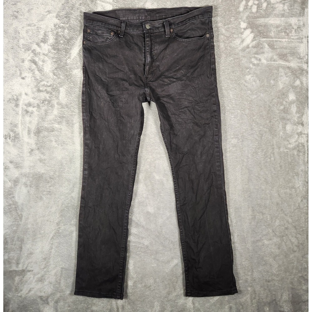 Levi's‎ Jeans 511 Men's 37X30 (Tag 36X30) Black Modern Slim Fit Skinny Pre-Owned